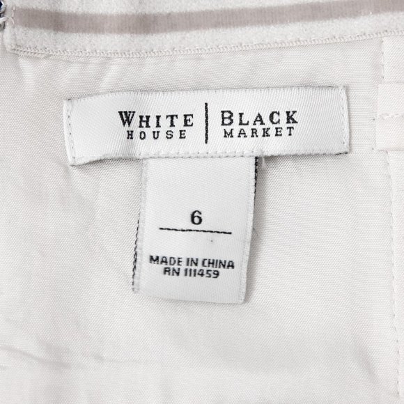 WHBM 6 Bow Strapless Colorblock Party Dress Black - Picture 7 of 9